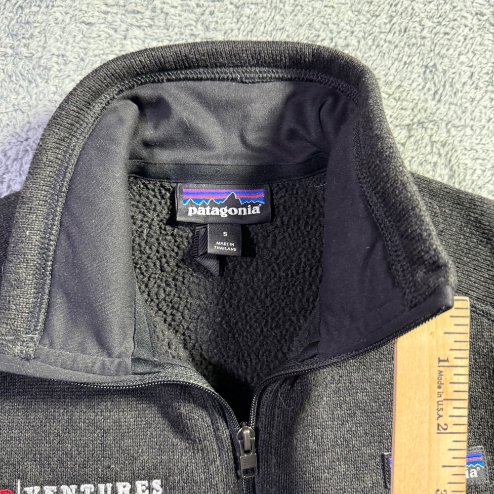 Patagonia Womens Better Sweater 1/4 Zip Pullover Black Zip Pocket Size Small - Picture 3 of 6
